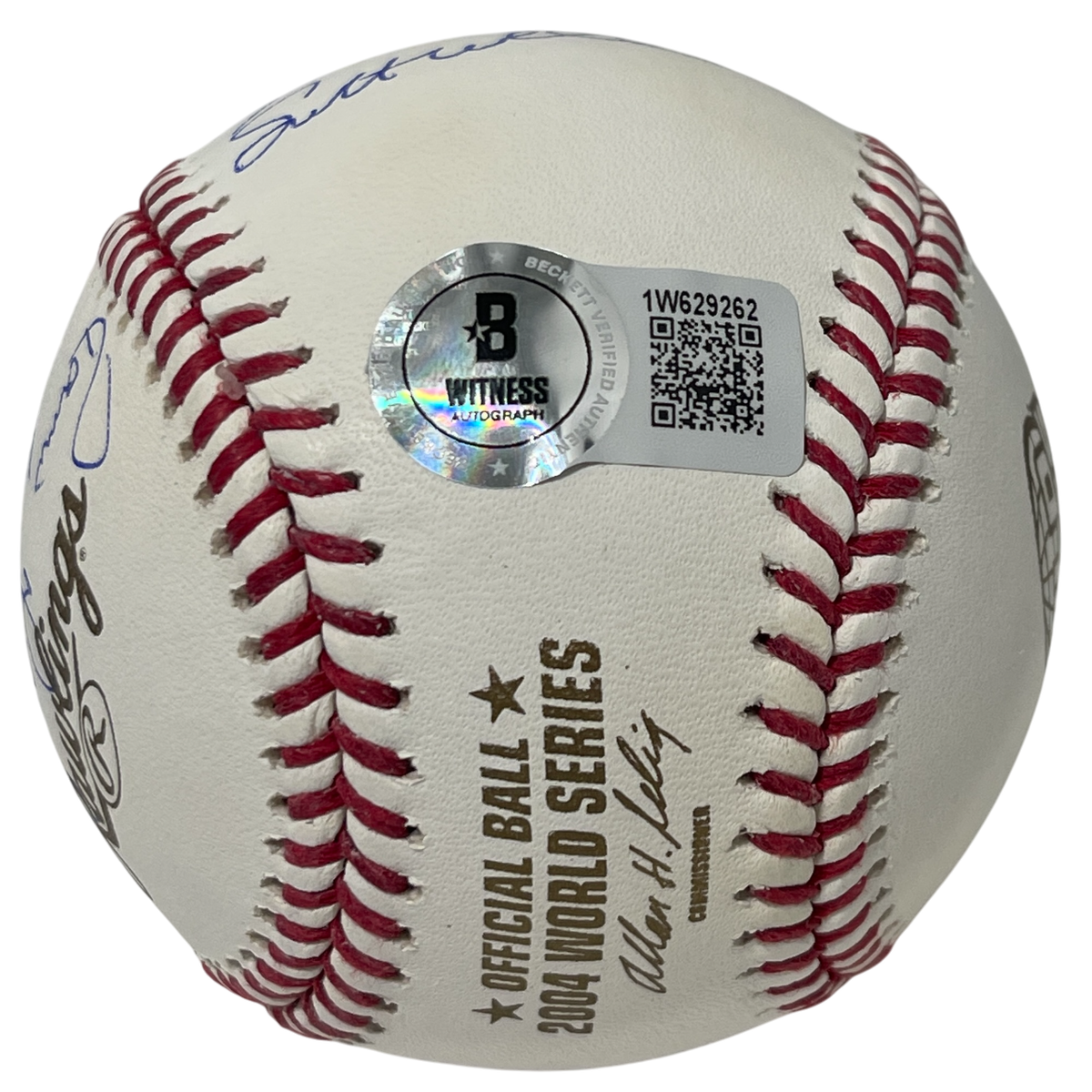 2004 Boston Red Sox Team Signed World Series ROMLB Baseball 11