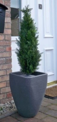 Best Artificial 3ft 90cm Cedar Conifer Topiary Outdoor Home Garden Decor Tree