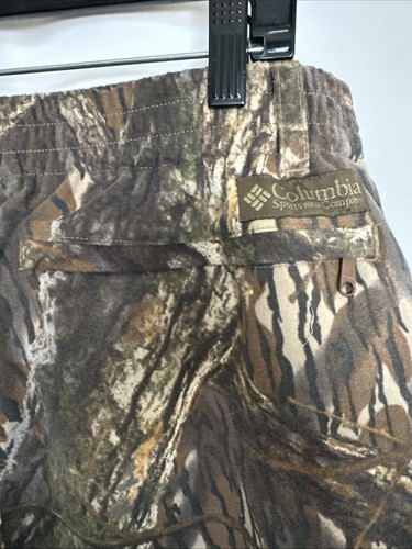 Columbia Sportswear Elastic Waist Camo Pants Mossy Oak Mens Sz-L #537 - Picture 9 of 21