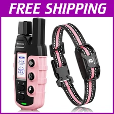 Waterproof Dog Shock Collar - 3300Ft Remote, Beep, Vibration