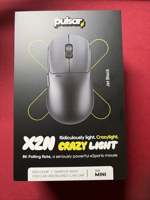 Pulsar X2N Mini Crazy Light Wireless Mouse - Black 