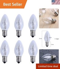 15 Watt Warm White Bulbs for Scentsy Warmers - 6 Pack of Durable Light Sources