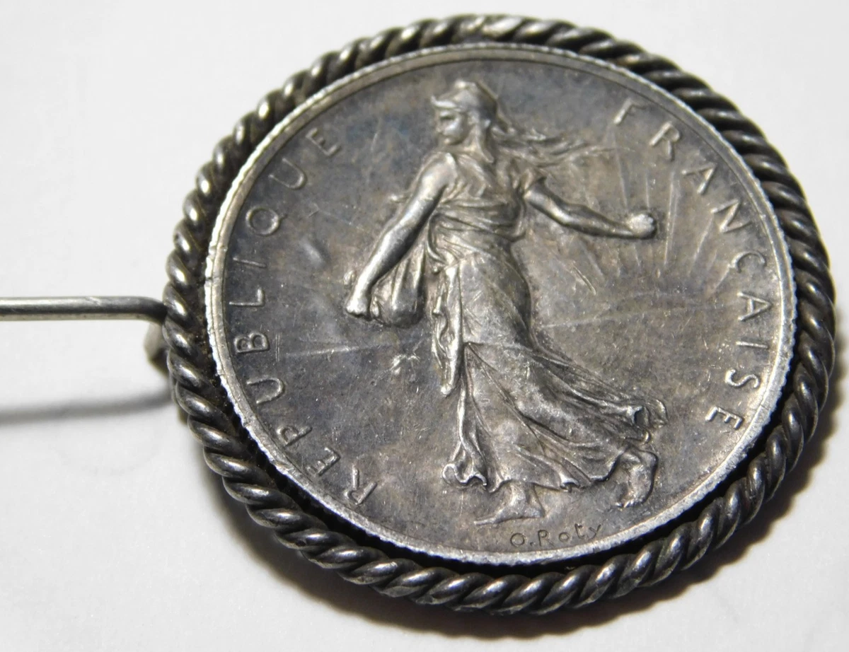 Pièce rare 2 Francs Semeuse 1918 Argent - Offre françaises (D'occasion) à La Tour-de-Trème pour