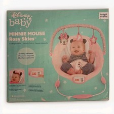 Bright Starts Disney Baby Minnie Mouse Rosy Skies Pink Baby Bouncer Infant