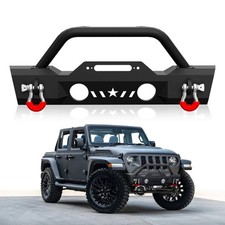 Front Bumper Wwinch Plate For 2007-2026 Wrangler Jk Jl Gladiator Jt 24 Door