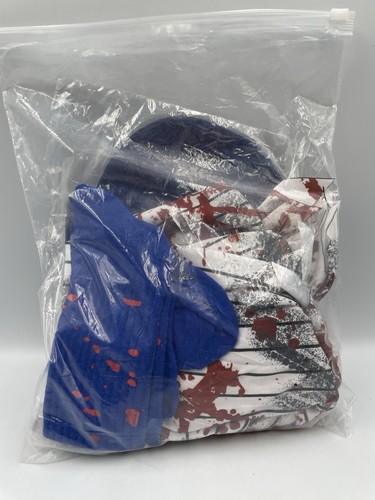 Baseball Player Halloween Costume Boys Size Small 6/7 Zombie Home Run Horror - Picture 4 of 9
