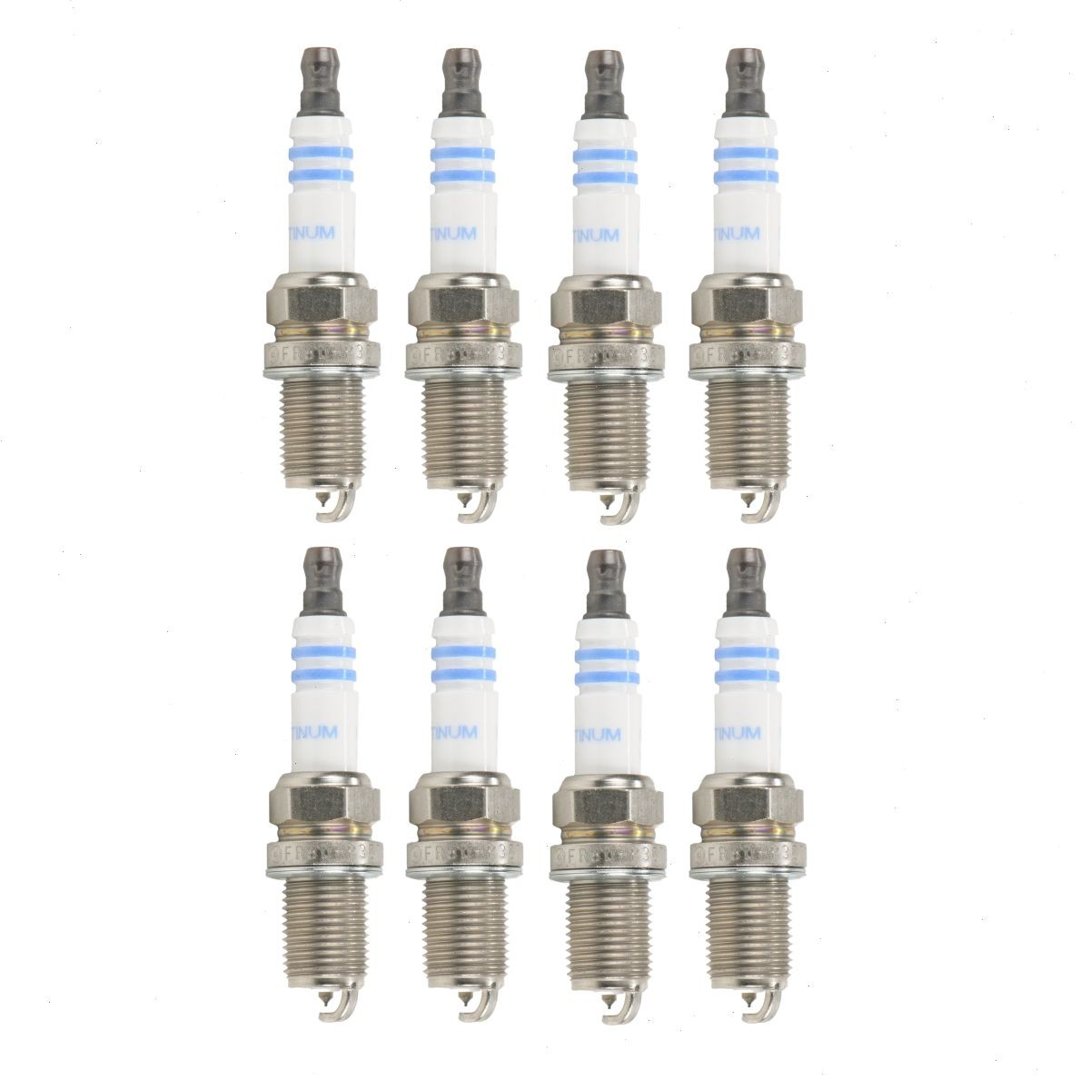 8 pc Bosch Platinum Spark Plugs for 1992-1993 Mercedes-Benz 500E 5.0L V8 th