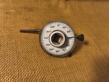 Angular Torque Gauge 1/2" Drive Chrome Vanadium 2 Degree Graduations Garage Tool