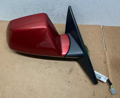 2008-2014 Cadillac CTS Passenger Exterior Sideview Mirror Red 25951534