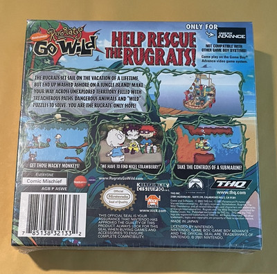 Rugrats Go Wild (Nintendo Game Boy Advance, 2003) for sale online