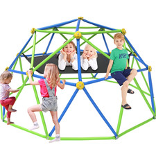 10 FT Dome Climber Jungle Gym for Kids - Outdoor Rust-Resistant Play Equipment,