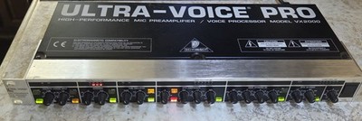Behringer VX2000 Ultra-Voice Pro 1U rackmount Voice Processor/Mic Preamp