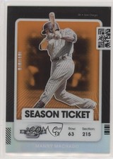 2021 Panini Contenders Season Ticket Optic Orange Prizm 11/49 Manny Machado o7m