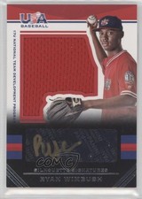2017 USA Baseball Stars & Stripes Black Gold Jersey 3/44 Ryan Wimbush Auto u0h