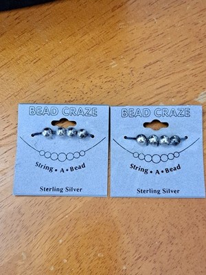 Bead Craze String A Bead Sterling Silver Beads