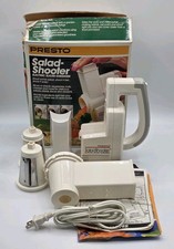 VTG 1990 Presto SaladShooter Electric Slicer Shredder 02910 - Tested Complete