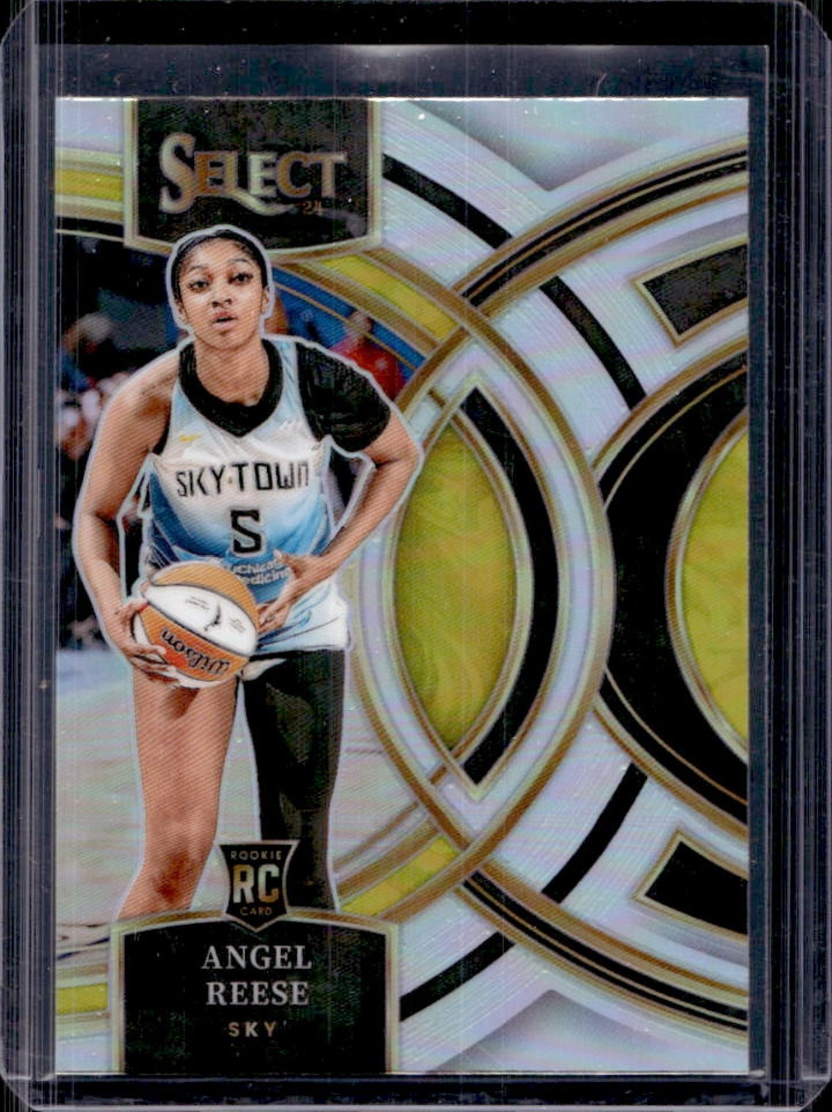 2024 Select WNBA Angel Reese RC Silver Prizm Premier Level #147 Sky
