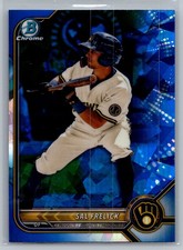 2022 Bowman Chrome Sapphire Edition #BCP-250 SAL FRELICK Prospects Brewers