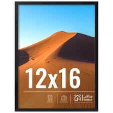 LaVie Home 12x16 Picture Frame for Wall Display, Black 12x16,