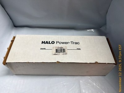 Cooper Lighting Halo Power-Trac L1700PX Trac Lamp Holder Light Fixture White NOS