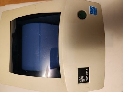 Zebra TLP 2844 Barcode Printer w/ Power Supply & 5m USB Cable   Tested Working