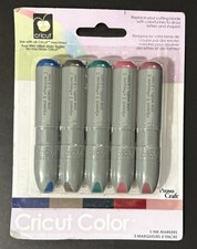 Cricut Color Sophisticated 29-0487 5 Ink Markers Pro Craft