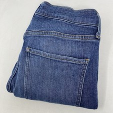 Agolde Women's 30 Stretch Medium Wash Blue Denim High Rise Skinny Fit Jeans