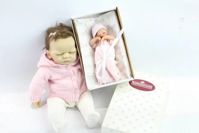 2 Ashton Drake Galleries Reborn Dolls Small Soft Vinyl Inc Boxed w/ Certificates
