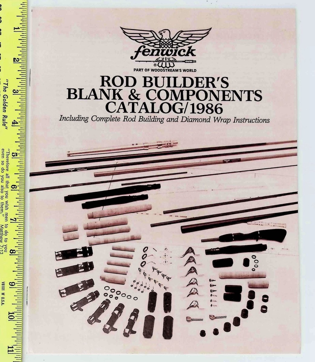 1986 Fenwick Rod Builder's Blank & Components Catalog | eBay