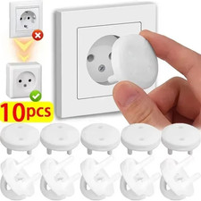 10PCS Baby Socket Safety Covers Anti Shock Electrical Outlet Protection Child