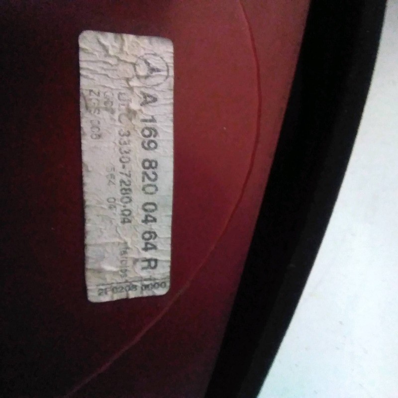 DX. MOTORINO ALZACRISTALLO MERCEDES-BENZ CLASSE B T245 200 ca98ba A169820464