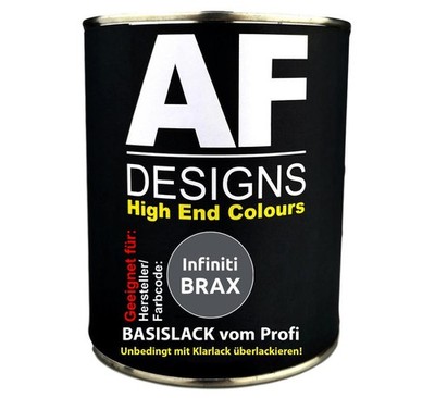 500ml Autolack für Infiniti BRAX Blue Perl Metallic  Autolack Spritzfertig