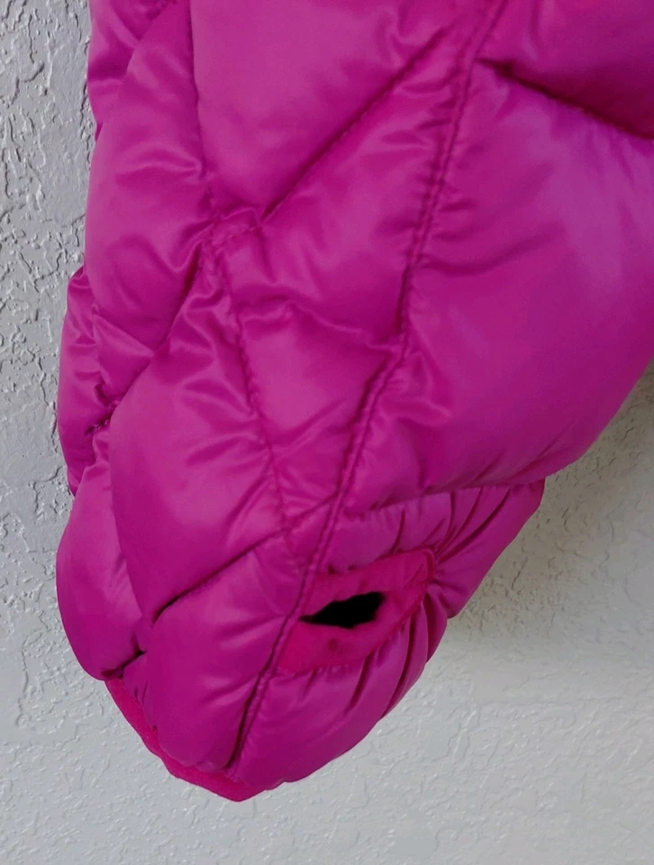 Chaqueta de plumón natural Trespass para mujer talla grande rosa rendimiento camping al aire libre Foto 3 de 4