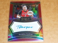 2025 Panini Select WNBA TE-HINA PAOPAO AUTOGRAPH/AUTO SIGNATURES RED DREAM 16/99