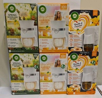 airwick plug in komplett x 4 = 4 Stecker & 4 Nachfüllpackungen 3 verschiedene Düfte