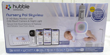Hubble Connected Nursery Pal Skyview 5" HD Baby Monitor W/Crib Mount Camera