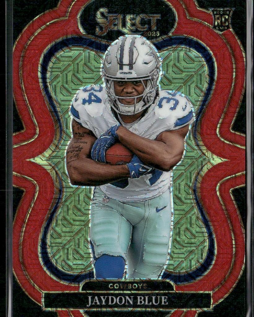 2025 Panini Select #396 Jaydon Blue Red Prizm #/49