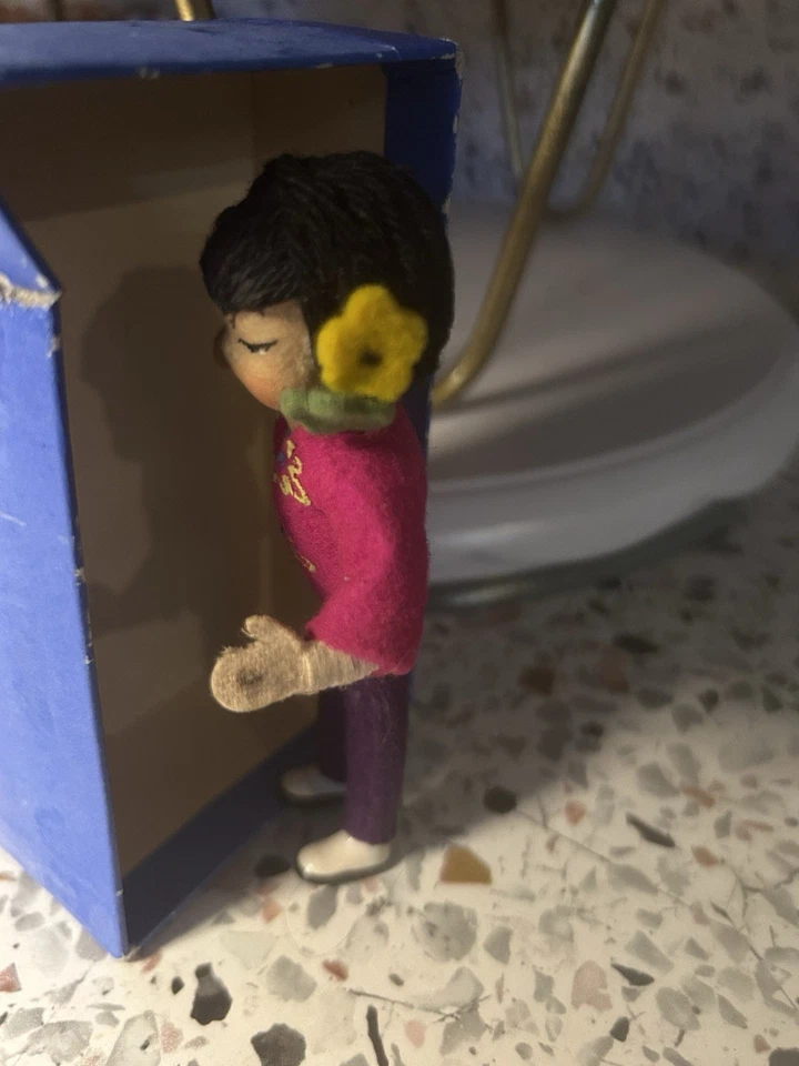 Muñeca China Miniatura Vintage Tiny Town Foto 3 de 4