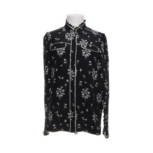 Erdem, Bluse, Größe: 38, Schwarz/Mehrfarbig, Seide, Blumen, Damen #AUU