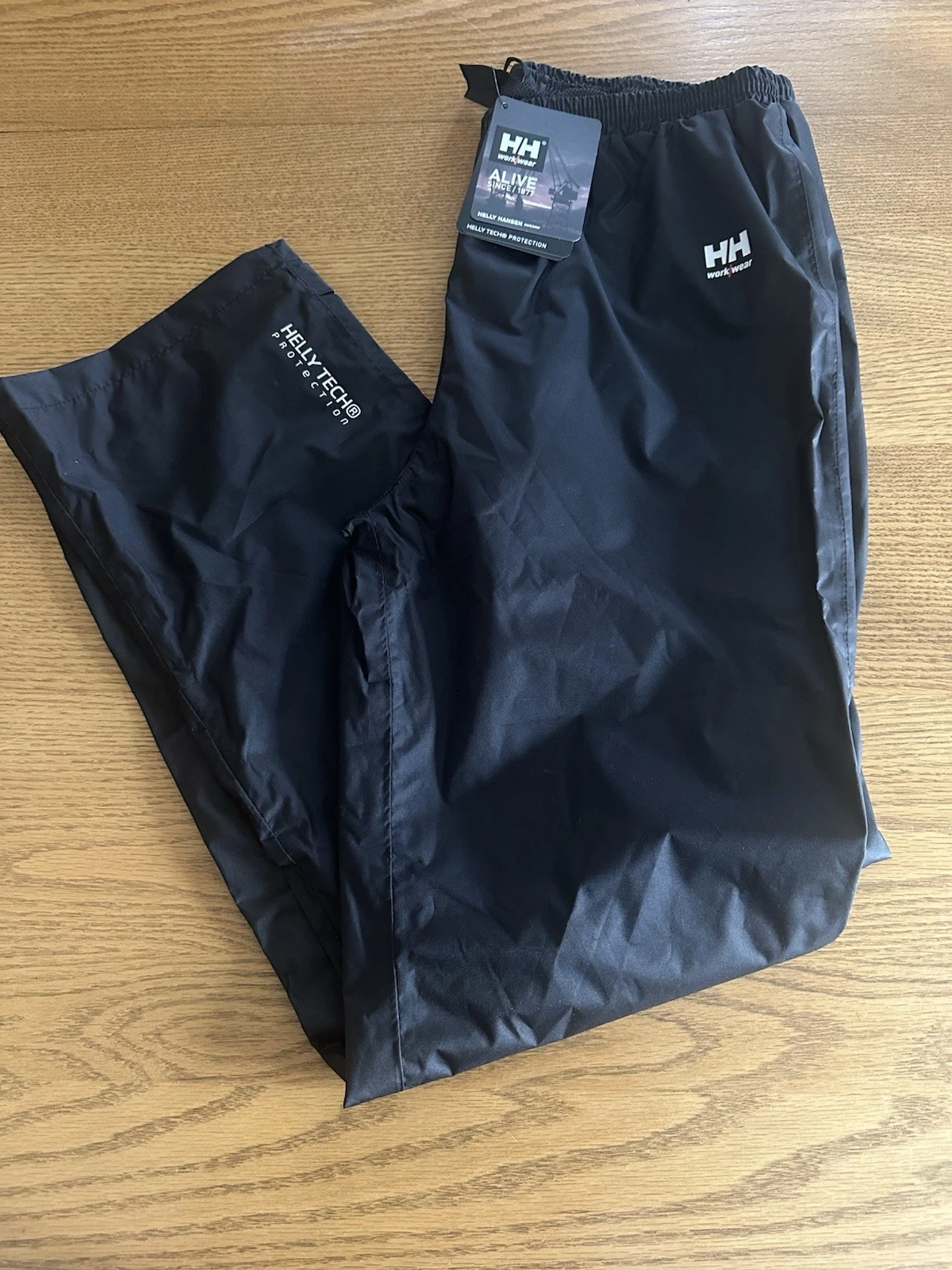 NWT Men's Helly Hansen Workwear Manchester Rain Pant Black XL