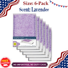 PetSafe ScoopFree Lavender Crystal Cat Litter Tray Refills 6 Pack Disposable
