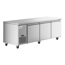 93" Stainless Steel Extra Deep Undercounter Refrigerator