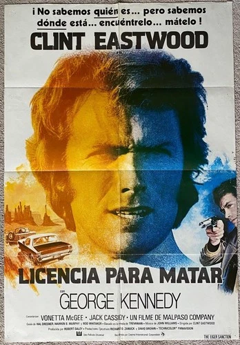 EIGER SANCTION  Clint Eastwood  George Kennedy  Vone McGee org movie poster 3007