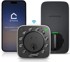 ULTRALOQ Upgrade Bolt NFC Built in Wifi Smart Door Lock *NEW SEALED*