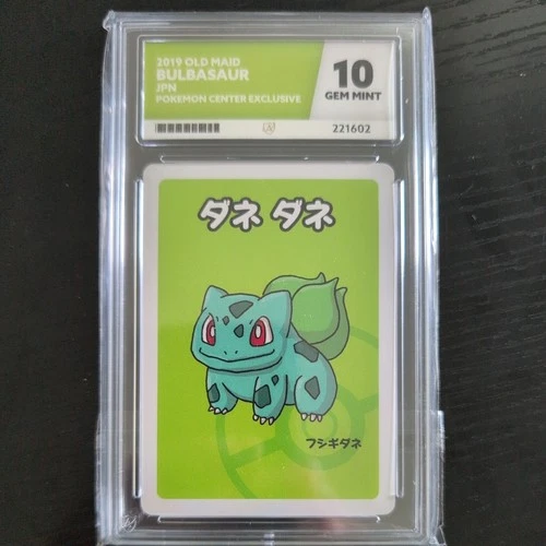 BULBASAUR Old Maid Pokemon Center Exclusive  Japanese - ACE 10 GEM MINT