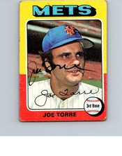 1975 Topps Joe Torre HOF #565 Auto Autographed Signed New York Mets