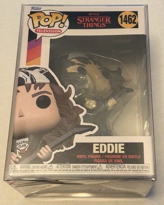 Stranger Things Funko Pop 'Eddie' #1462! NIB! Free Case! Free Same