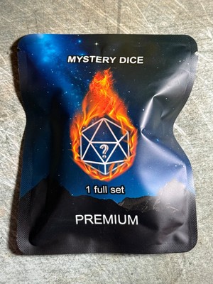 Dice Premium Mystery Pack 1 Full set of dice and random dice bag