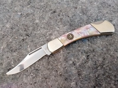 HEN & ROOSTER BERTRAM CUTLERY 351-pic Pink Ice Lock Blade KNIFE SOLINGEN GERMANY