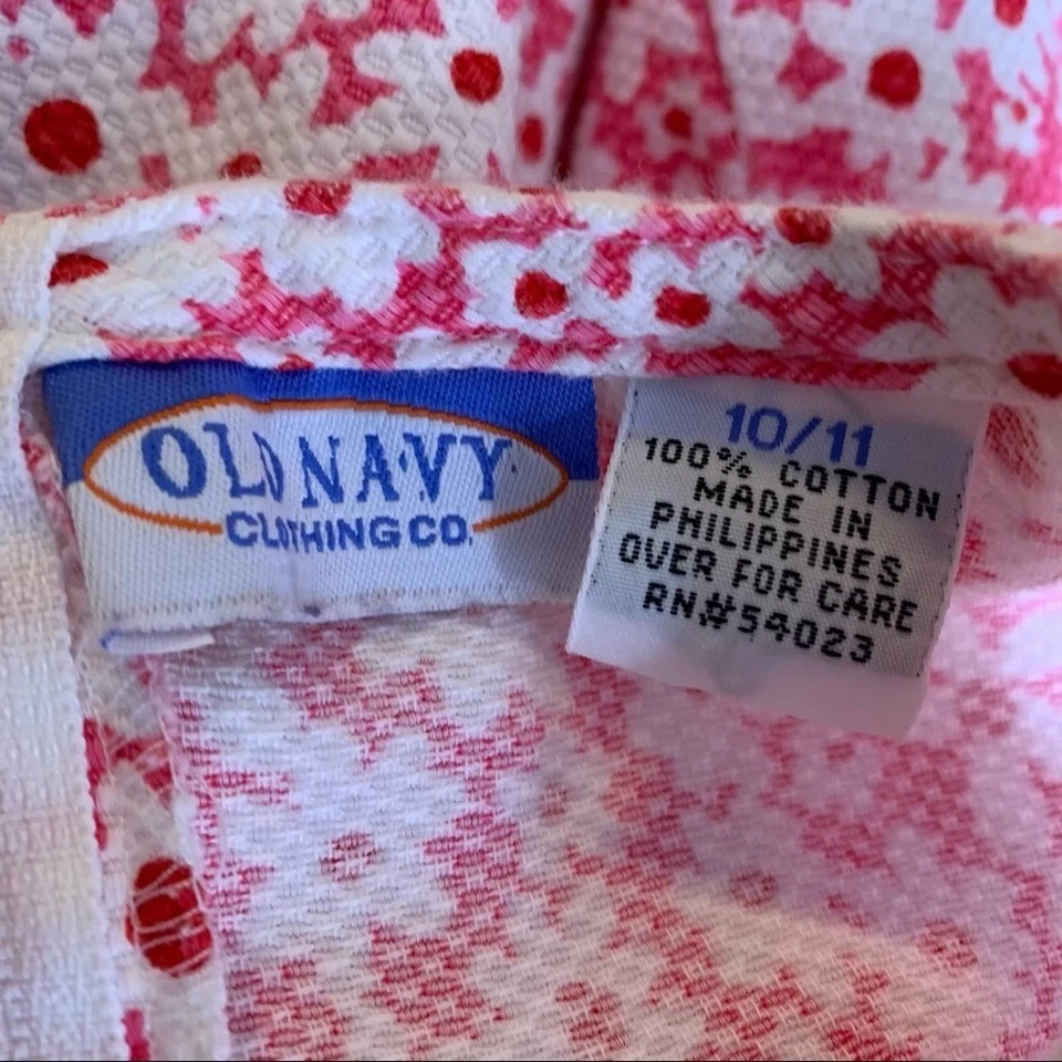 Vestido sin mangas floral rosa azul marino antiguo 10/11 Foto 3 de 3